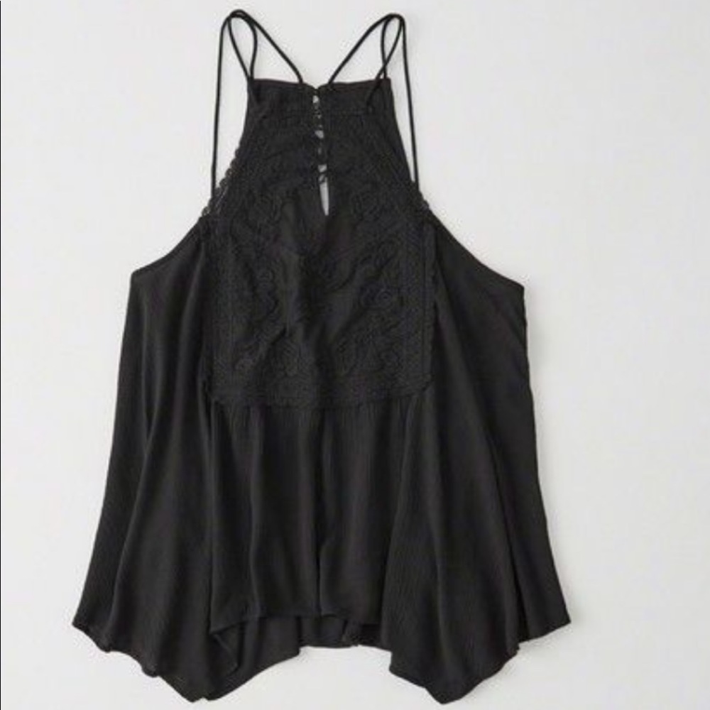 Abercrombie Lace Square Neck Cami